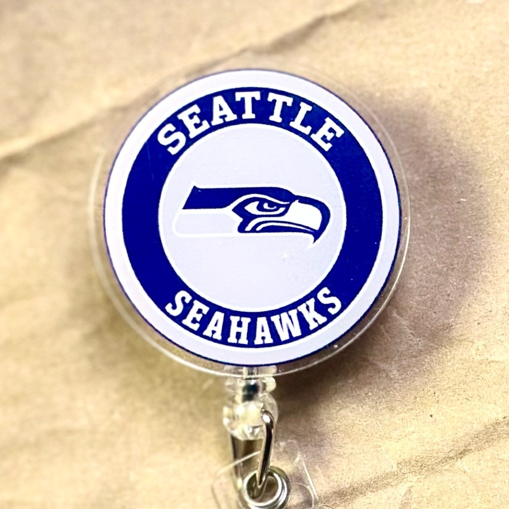 Seattle Seahawks badge reel